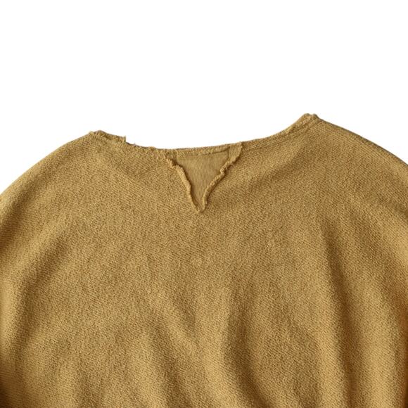 Free People We The Free Brown Striped Palo Alto Pullover Cropped Sweatshirt XS - Picture 7 of 8